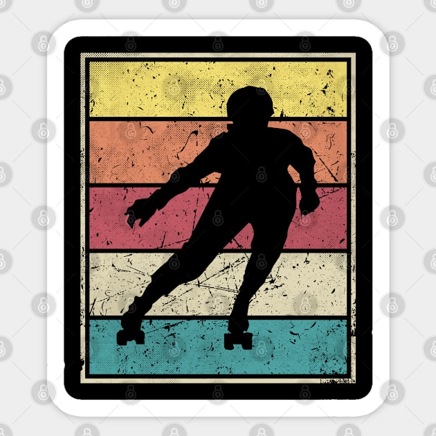 Roller Skates Woman Girl Sticker by bridgewalker